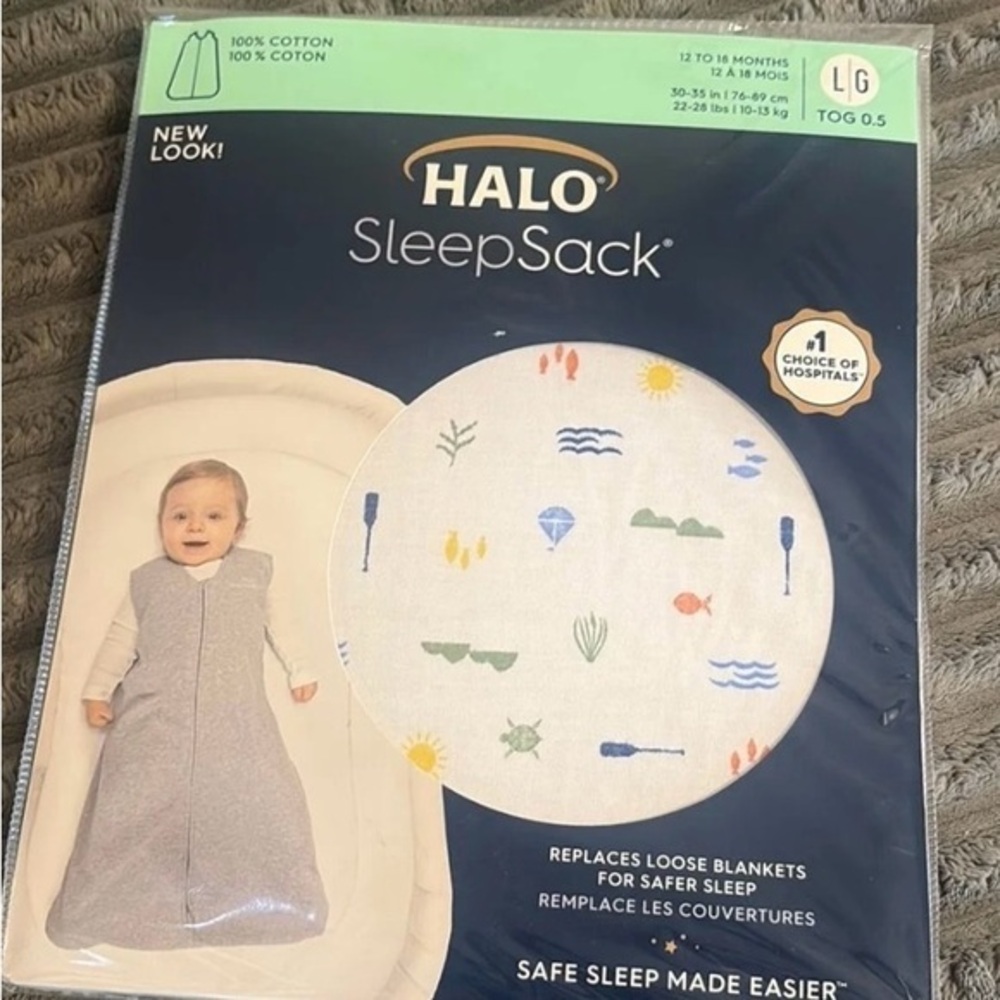 TWO Halo SleepSack Wearable Blankets